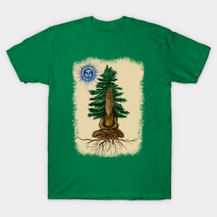 Sage of the Silent Pine and The Blue Star (Flag) T-Shirt